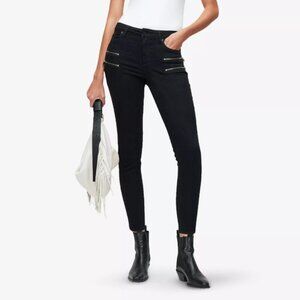 [ISO] ALLSAINTS Miller zipped skinny stretch-denim jeans (in search of)